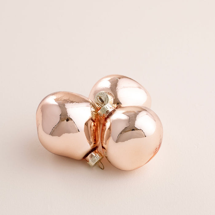 Mira Xmas Ball M - Set of 6 ROSE GOLD