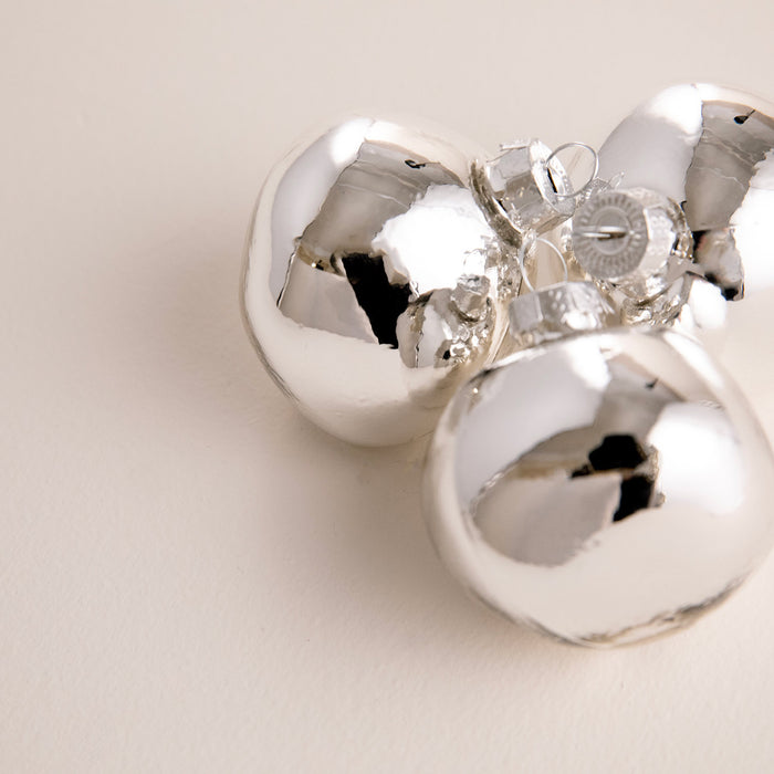 Mira Xmas Ball M - Set of 6 Silver