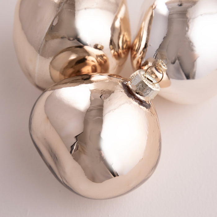 Mira Xmas Ball L - Set of 3 Light Gold