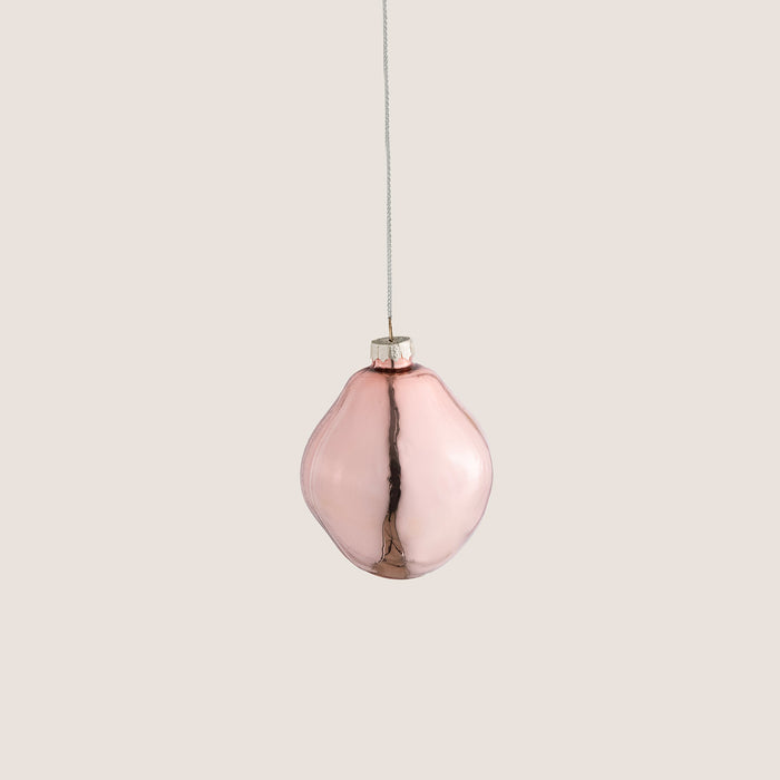 Mira Xmas Ball L - Set of 3 ROSE GOLD