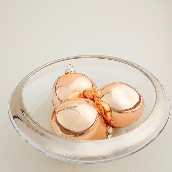 Mira Xmas Ball L - Set of 3 ROSE GOLD