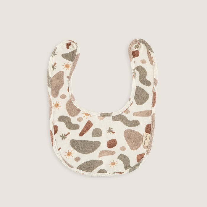 Joyful Newborn Bib Ecru