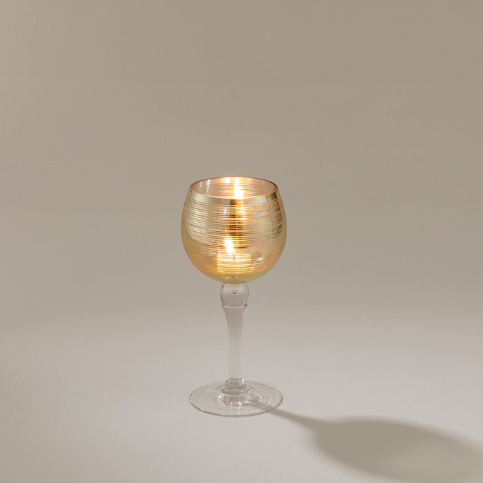 Huzo Candle Holder S Gold/Silver