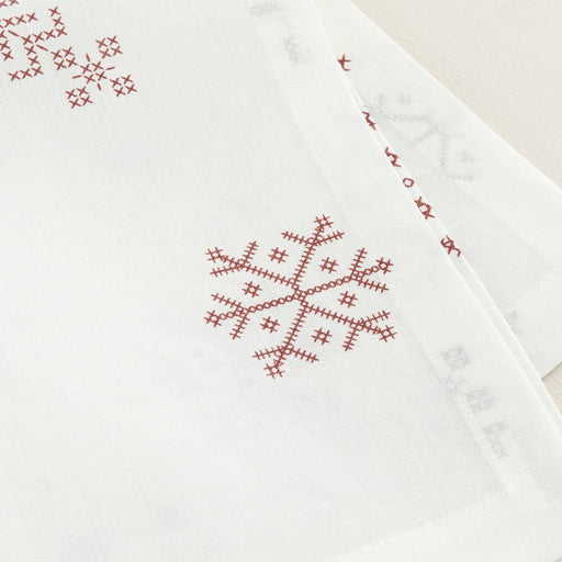 Pera Napkin 45X45 Cm Ecru / Bordeux