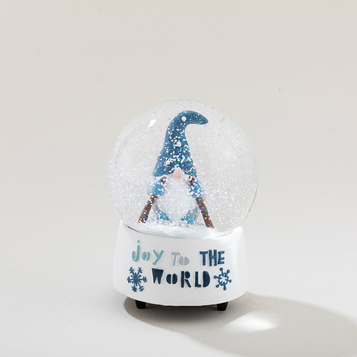 Joyo Snow Globe with Music Blue/White