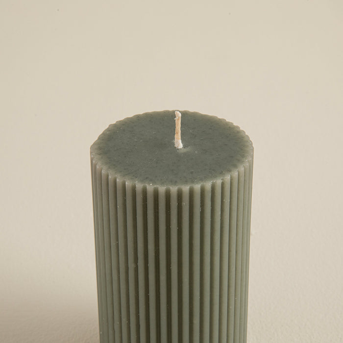 Helen Pillar Candle 6x8 Cm Khaki