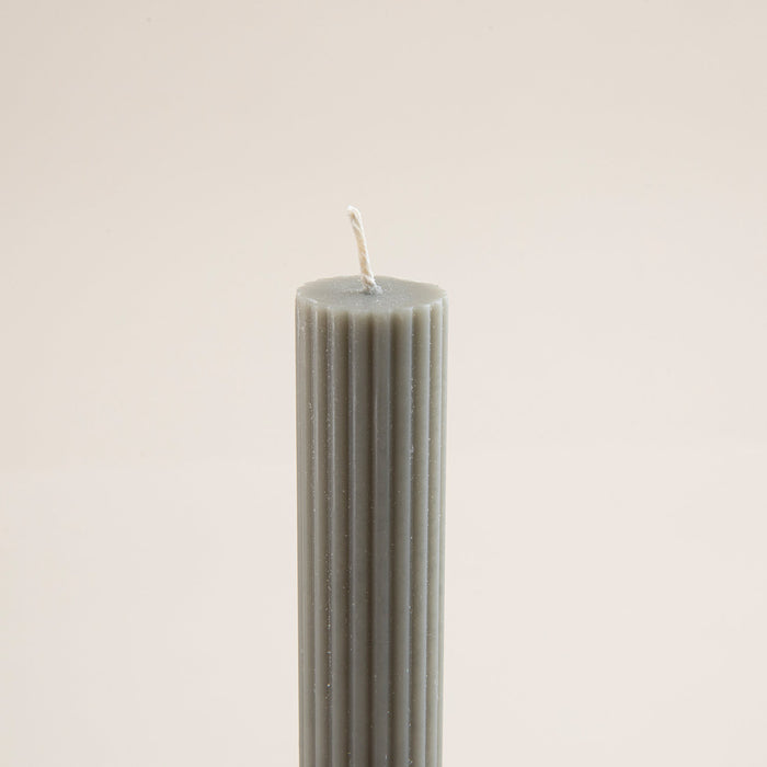 Helen Candle Set Of 2 25 Cm Khaki