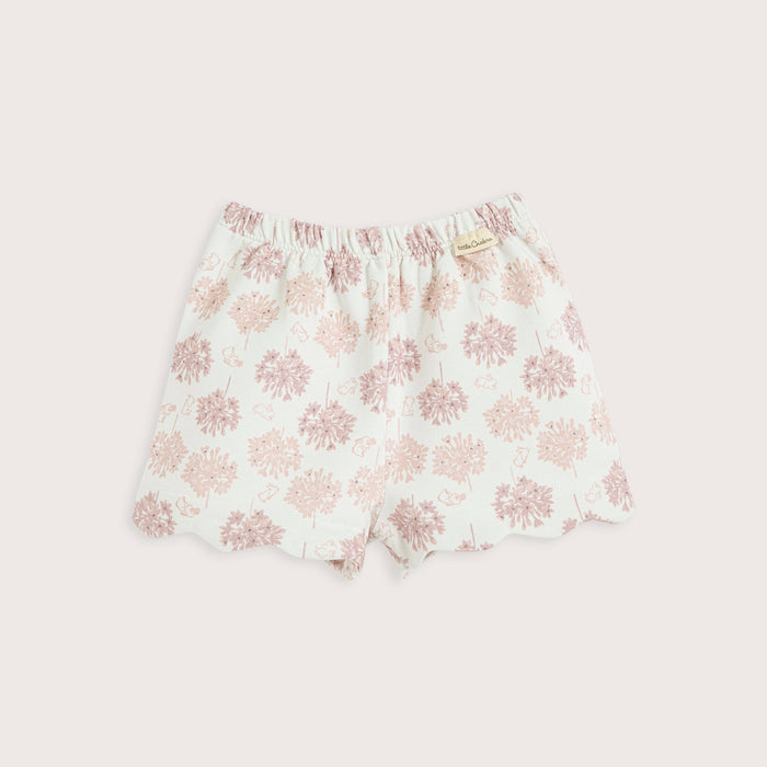 Secret Garden Printed Shorts Ecru