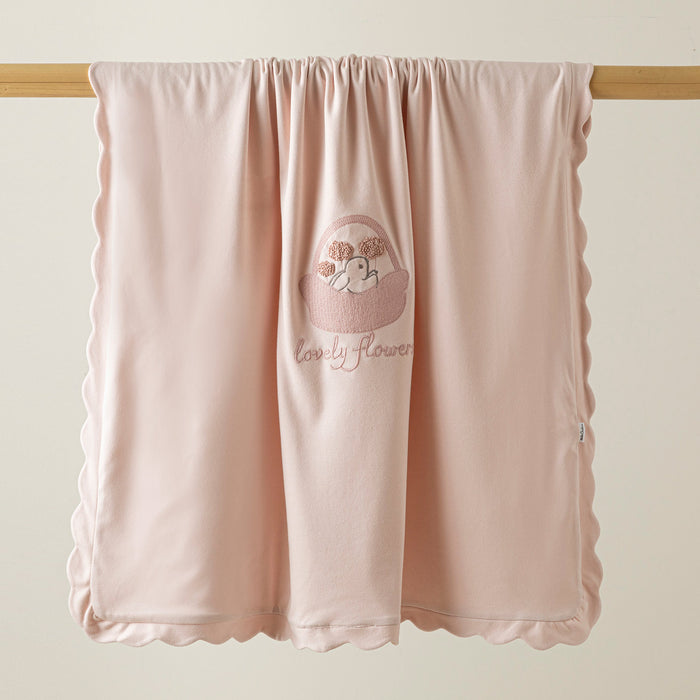 Secret Garden Newborn Blanket (100X100) Powder