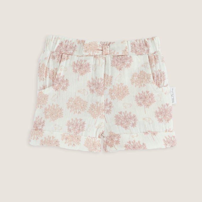 Secret Garden Newborn Shorts Ecru