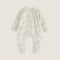 Jungle Newborn Footed Jumpsuit Ecru