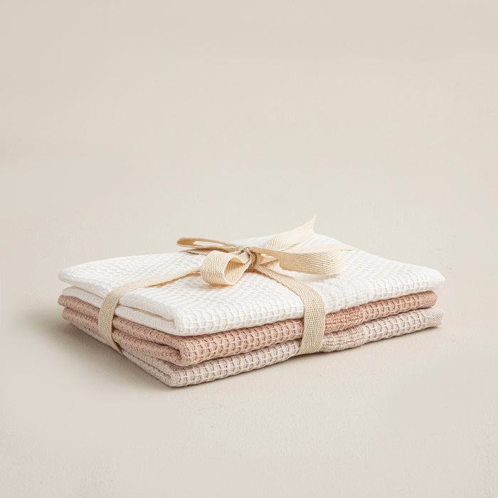 Sobeska 3 Pcs Hand Towel 30X50 Cm Beige-Ecru