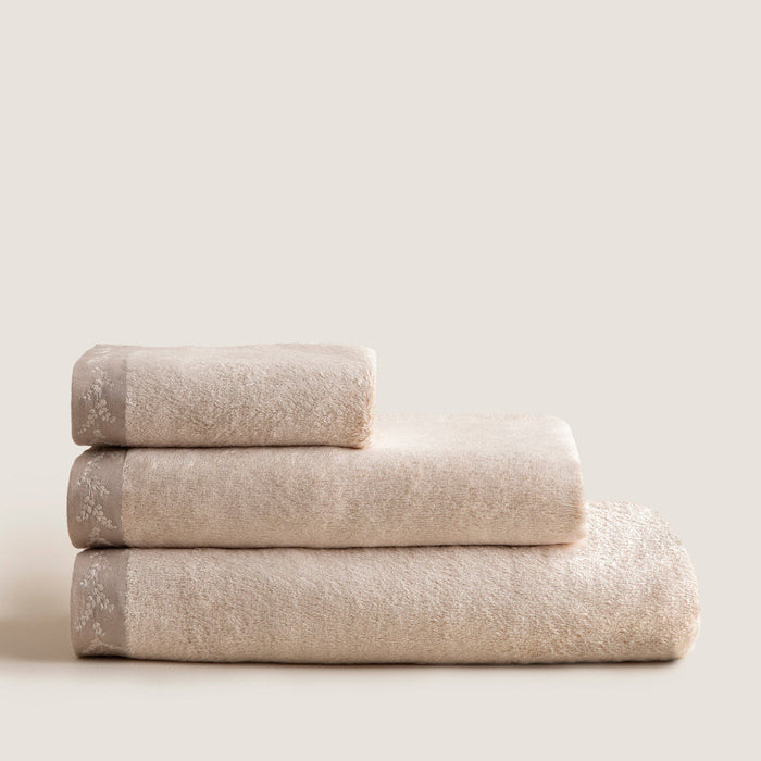 Grama Bath Towel 85x150 Cm Beige