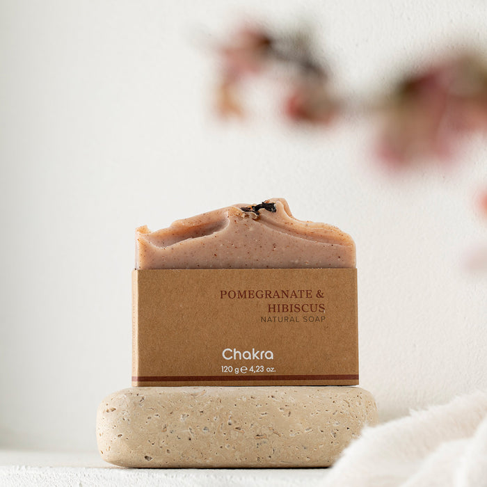 Natural Soap - Pomegranate & Hibiscus 120 G STANDART