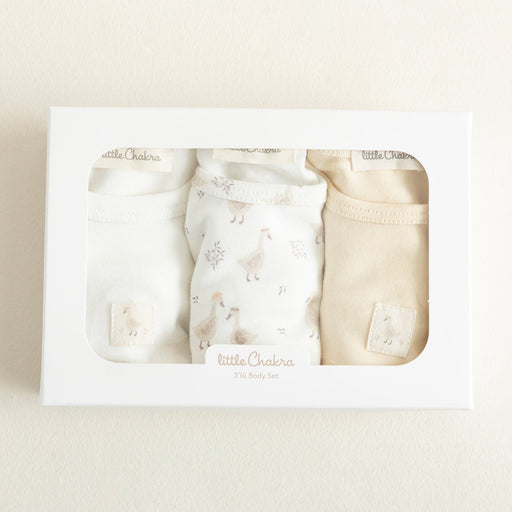 Goose Body Set 3Pcs Ecru/Yellow/Printed