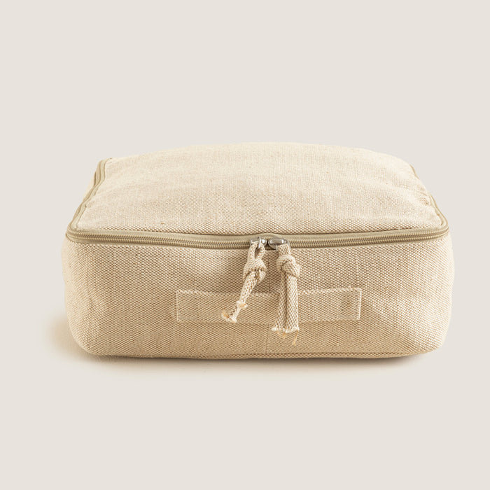 Juco Cosmetic Bag with Inner Pocket 30 x 21 x 12 Cm Natural