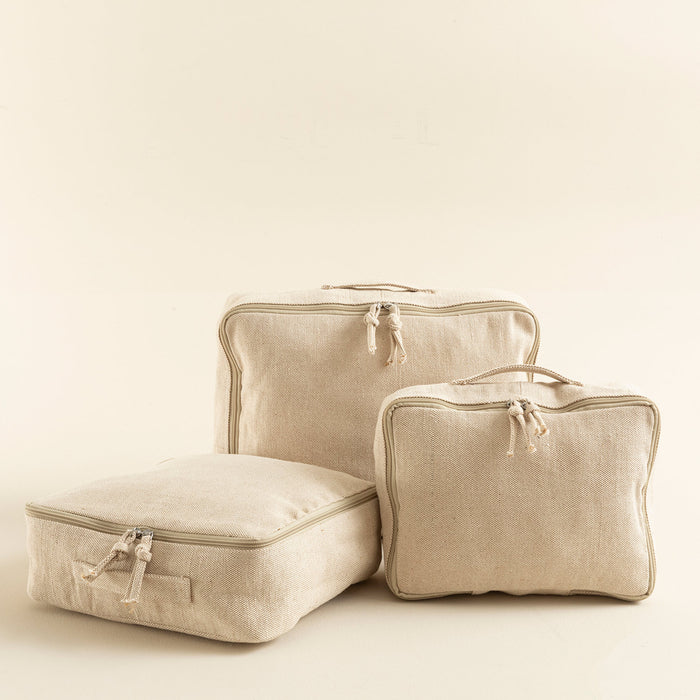 Juco Cosmetic Bag with Inner Pocket 30 x 21 x 12 Cm Natural