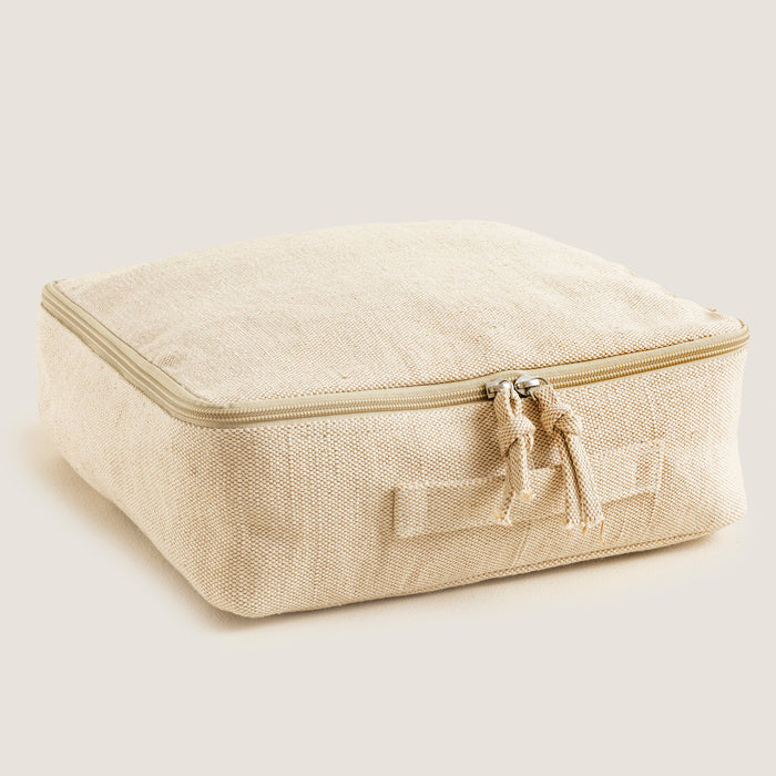 Juco Cosmetic Bag with Inner Pocket 31 x 28 x 12 Cm Natural