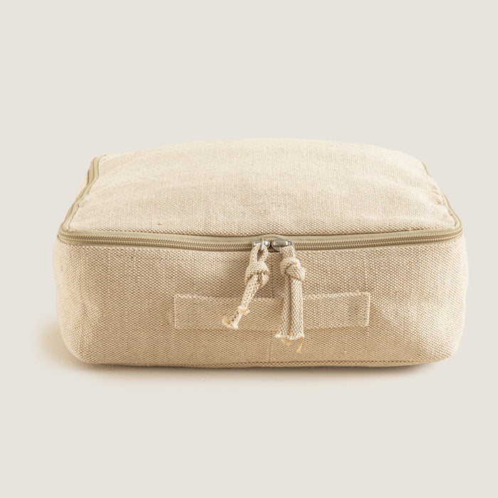 Juco Cosmetic Bag with Inner Pocket 31 x 28 x 12 Cm Natural