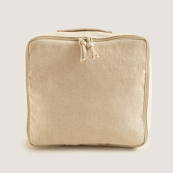 Juco Cosmetic Bag with Inner Pocket 40 x 30 x 13 Cm Natural