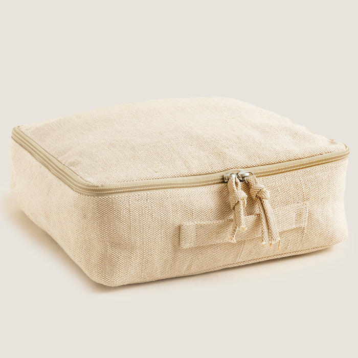 Juco Cosmetic Bag with Inner Pocket 40 x 30 x 13 Cm Natural