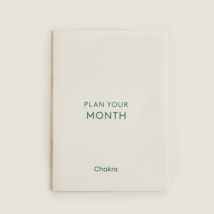 Monthly Planner Notebook A5 Natural