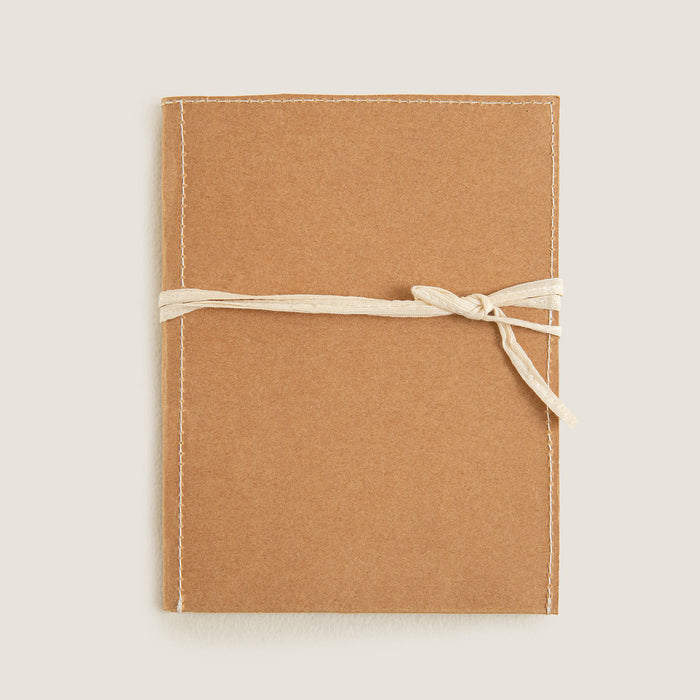 Kraft folder with Sutachi string closure- A4 Natural