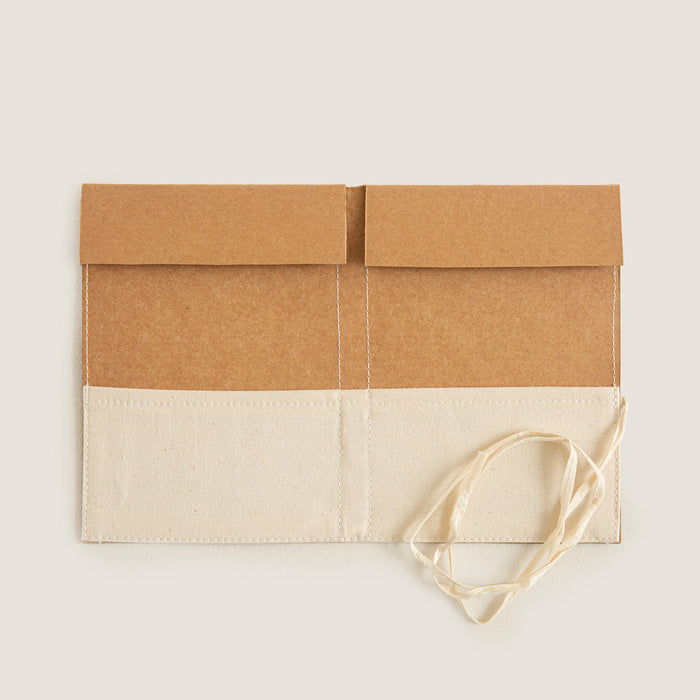 Kraft folder with Sutachi string closure- A4 Natural