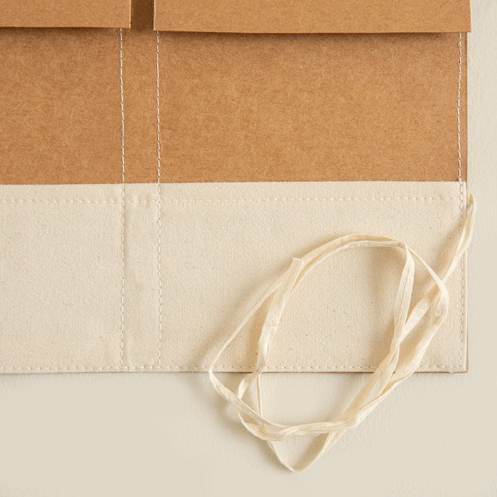 Kraft folder with Sutachi string closure- A4 Natural