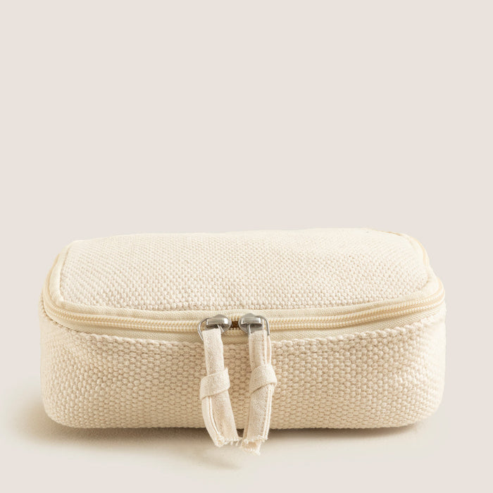 Viola Cotton Multipurpose Pouch 20,5x13 Cm Natural