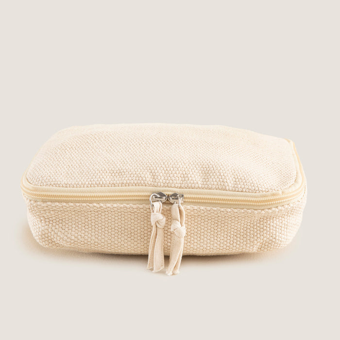 Viola Cotton Multipurpose Pouch 24x20 Cm Natural