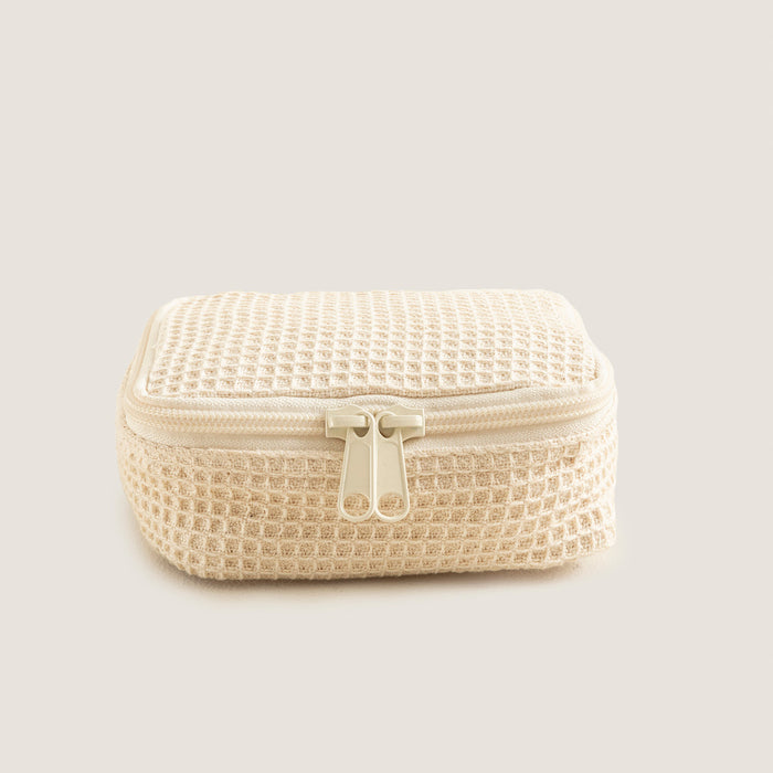 Oiko Waffle Box Pouch 12,5x10,5 Cm Natural