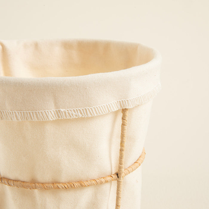 Breaddi Fabric Bread Basket 15x15 cm Natural