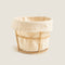 Breaddi Fabric Bread Basket 12x9 cm Natural
