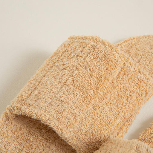 Toffee Towel Bathroom Slippers Natural