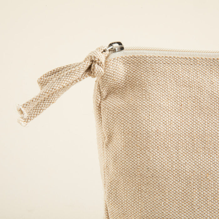 Jillo Triangle Makeup Bag 24x20 cm Natural