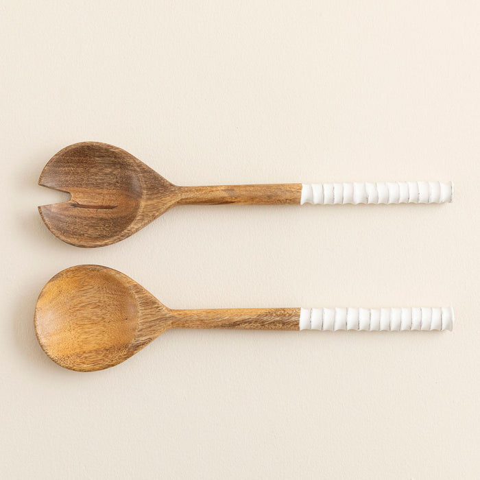 Vintage Serving Spoon Set Natural