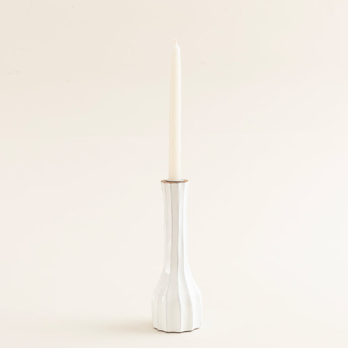 Vintage Candlestick 25 Cm Natural