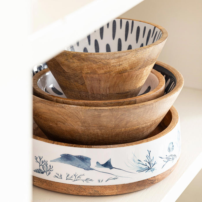 Seaside Serving Bowl 20x10 Cm Natural