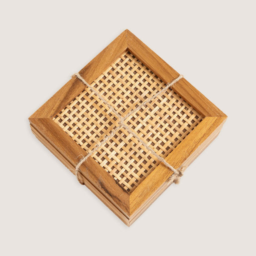 Rustica Coaster Set of 4 Natural