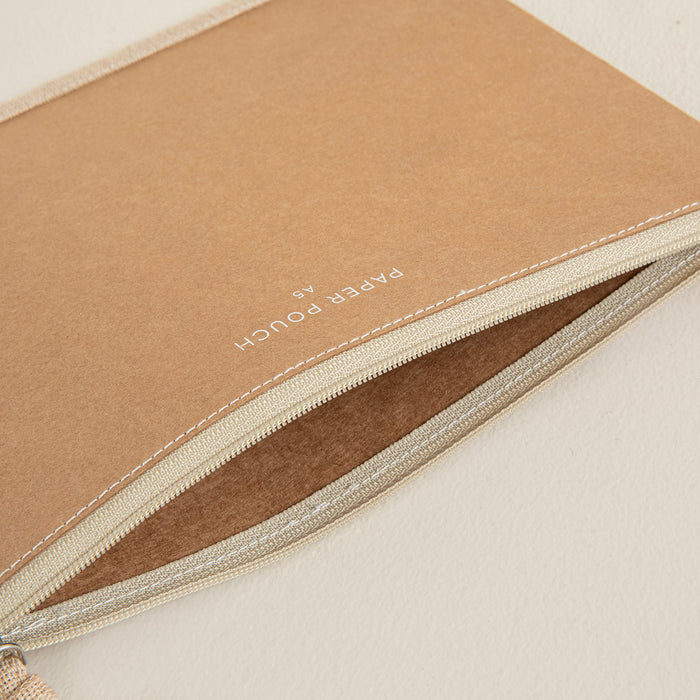 Juco Zipper Pouch A5 Natural