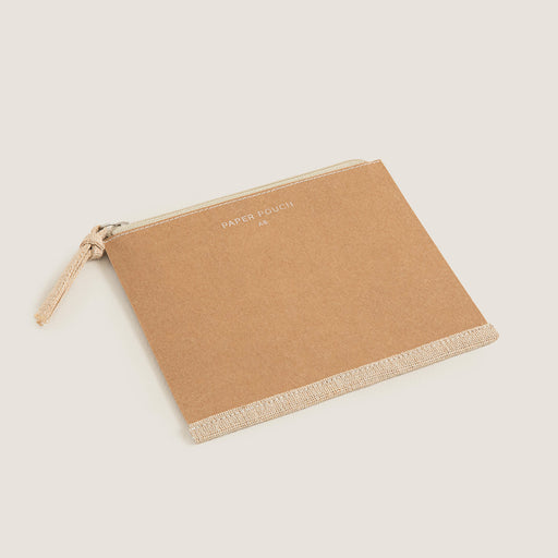 Juco Zipper Pouch A6 Natural