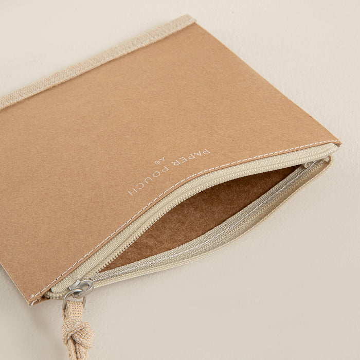 Juco Zipper Pouch A6 Natural