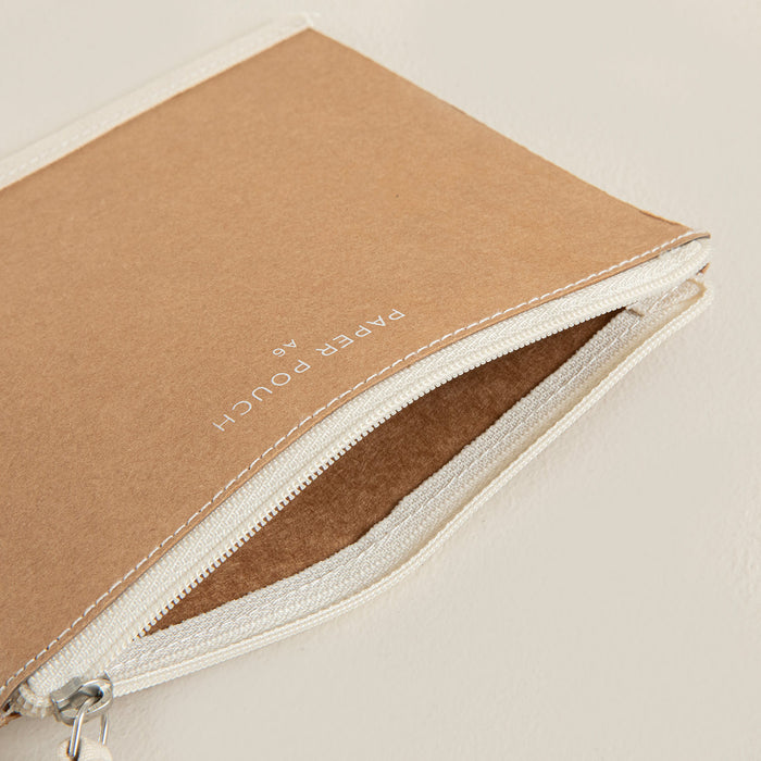 Kanvas Zipper Pouch A5 Natural