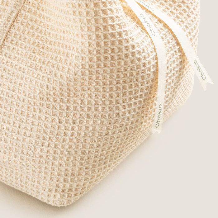 Waffle Pouch 20 cm Natural