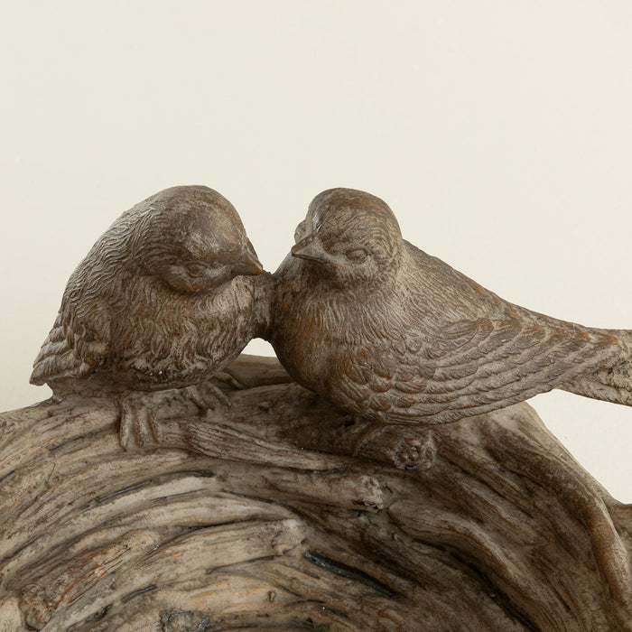 Aves Decorative Object 23x20 cm Wood