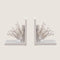 Piatri Bookends 16X18 CM White