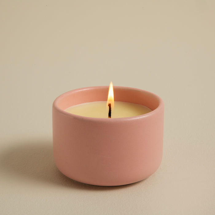 Handmade Bowl Candle Pinky Light Pink