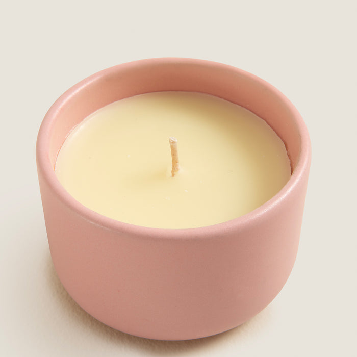 Handmade Bowl Candle Pinky Light Pink