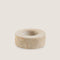 Circle Marble Candleholder 8x3 Cm Natural